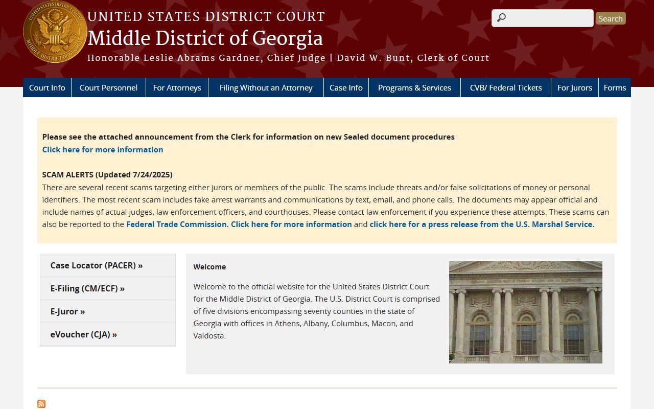 Clarke County Superior Court federal district reference