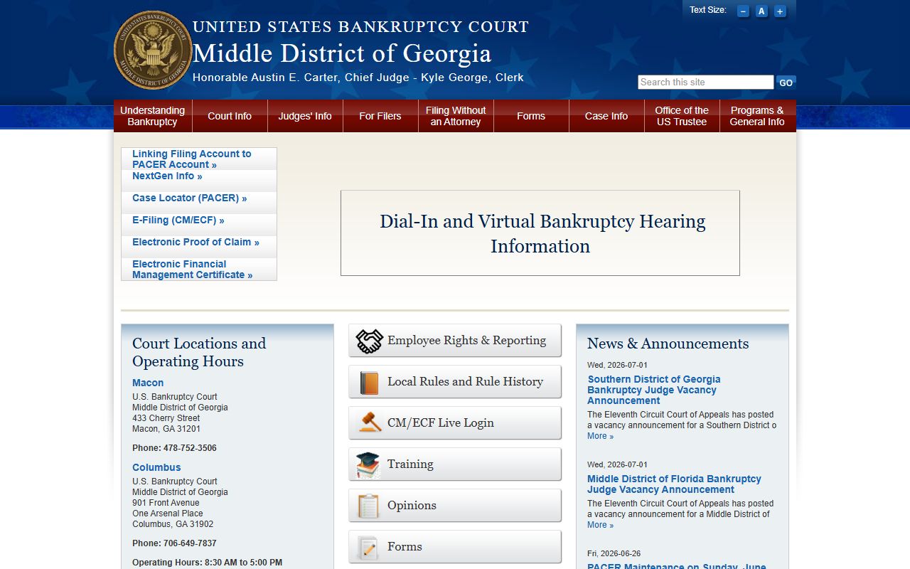 Clarke County Superior Court bankruptcy court reference