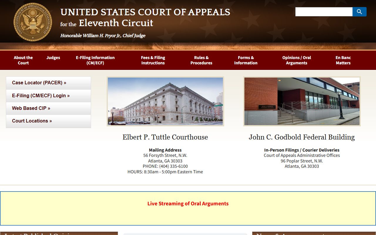 Clarke County Superior Court federal appellate reference