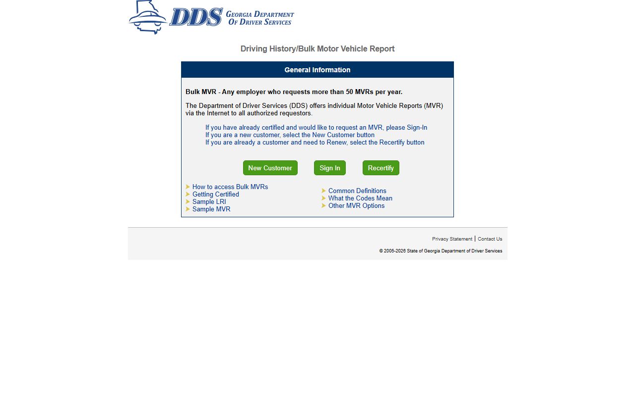 Clarke County traffic court records Georgia DDS online MVR portal