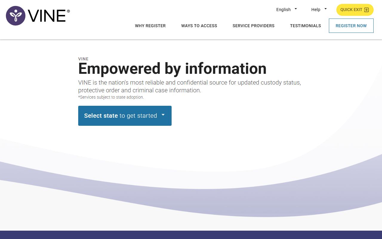 Clarke County warrant records VINELink custody notification system
